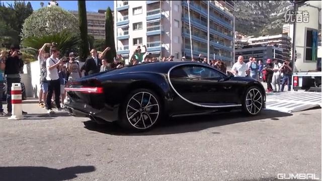 摩纳哥实拍布加迪bugatti Chiron视频 网络排行榜