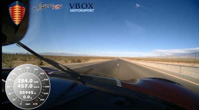 新極速世界記錄 科尼賽克Agera RS 極限457km/h