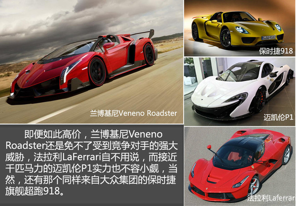 全球限量9台 兰博基尼veneno roadster实拍