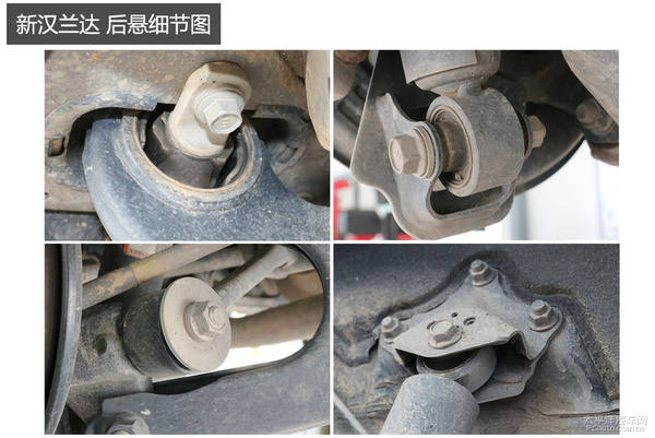 结构科学 空间大 全新汉兰达底盘解析