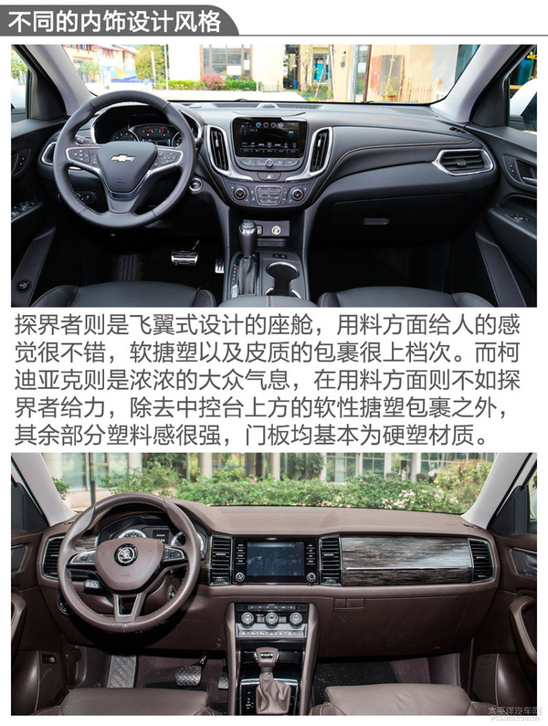 柯迪亚克对比探界者 柯迪亚克对比探界者