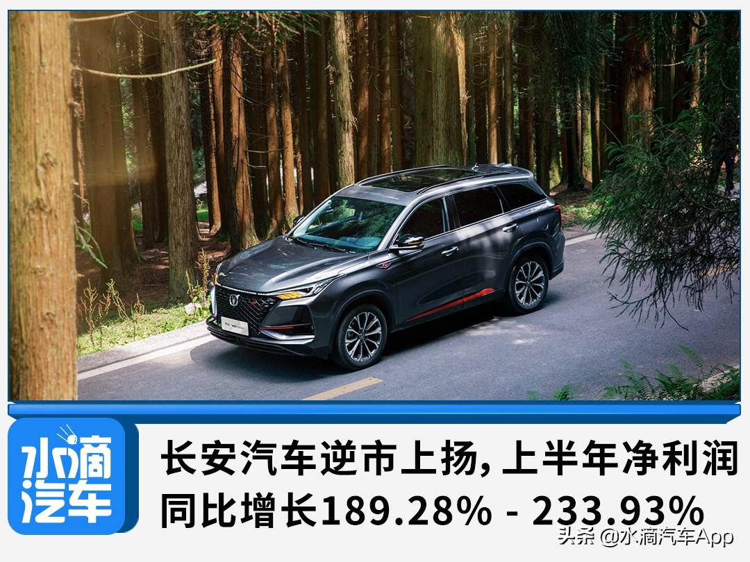 長安汽車逆市上揚，上半年凈利潤同比增長189.28% - 233.93%