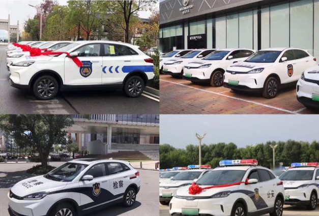 为警方保驾护航，威马EX5成公务用车