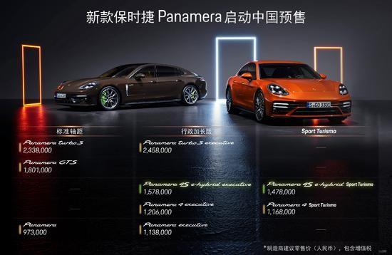 刷新钮北圈速记录 保时捷新款Panamera正式发布
