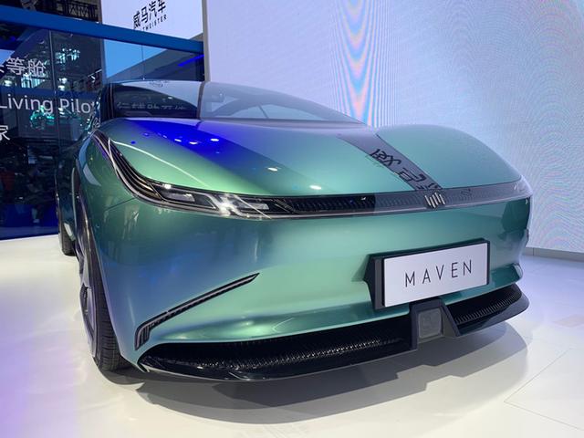 续航或达800公里，威马Maven纯电概念轿车亮相北京车展