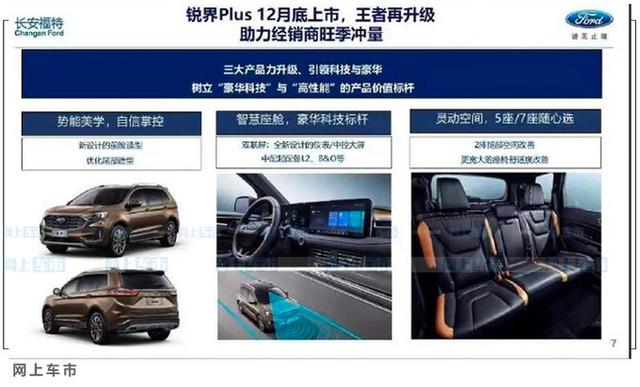 2021款福特锐界配置泄露!取消2.7t,内饰换"连屏",5