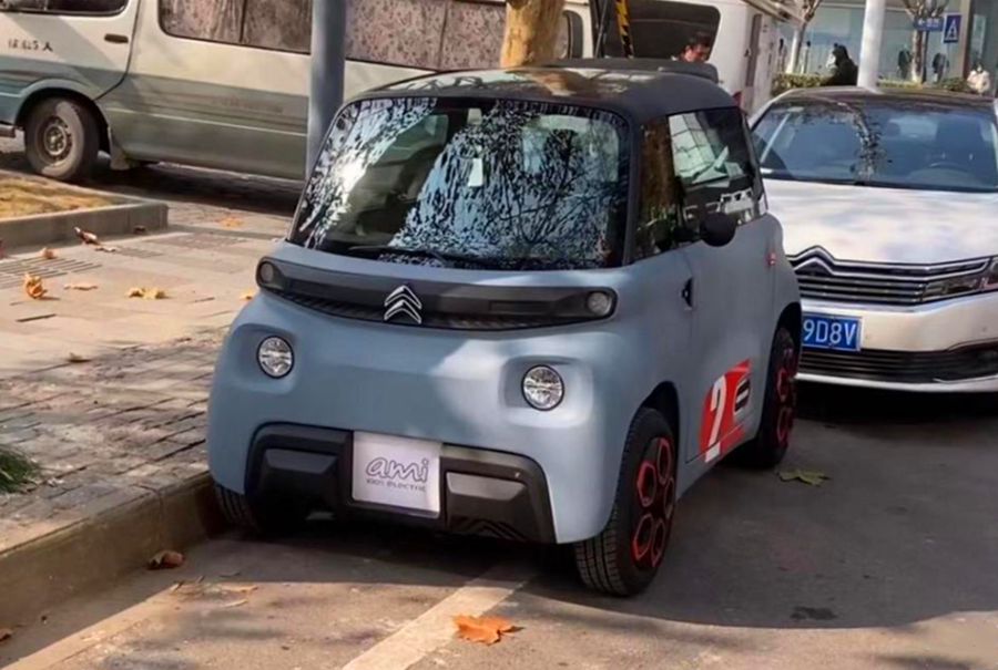 很適合城市代步，雪鐵龍ami實車，外觀比奔馳Smart更迷人