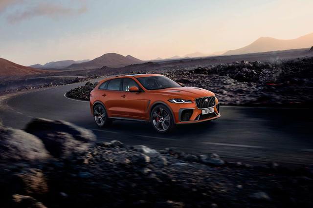 2021款捷豹f-pace svr改款,百公里加速3.8s