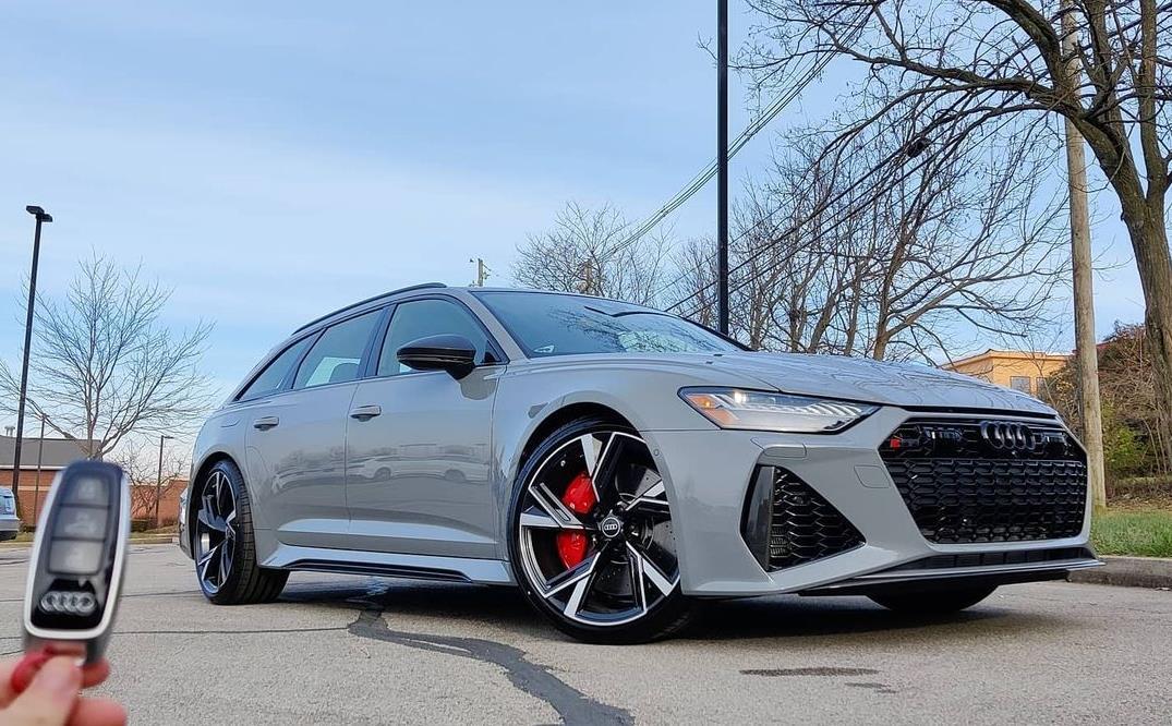 高性能家用車 實拍2021款奧迪RS 6 Avant