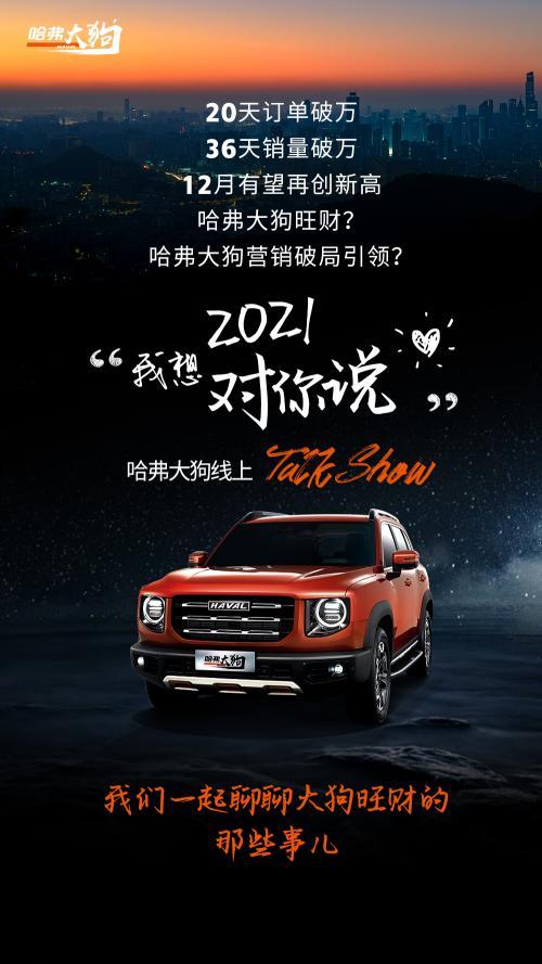 汽車圈年度Talk show 和哈弗大狗說說你的2020