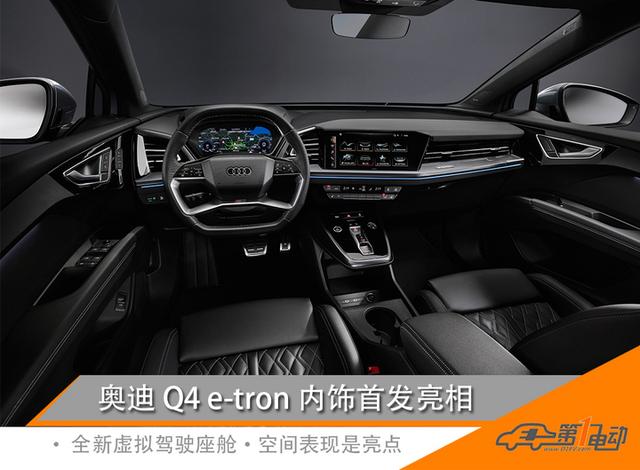 e-tron sportback等大型suv车型以及e-tron gt跑车推出之后,奥迪q4 e