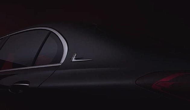 全新一代国产奔驰长轴距C级预告图发布 上海车展首发