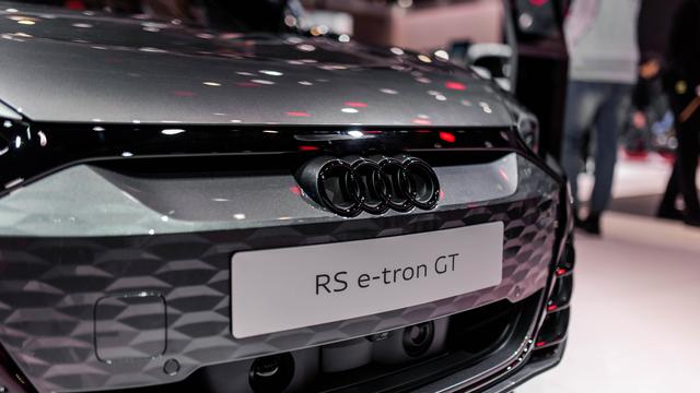 造型凌厉时尚-上海车展实拍奥迪A6 e-tron、RS e-tron GT
