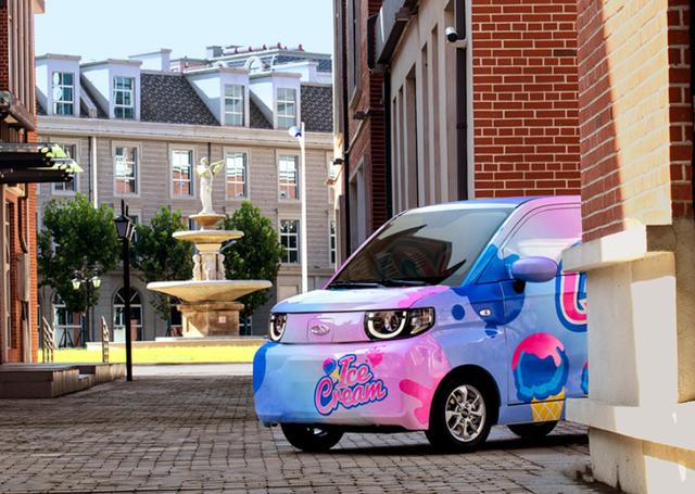 qq冰淇淋实车曝光 借鉴五菱宏光mini ev?你真的错了