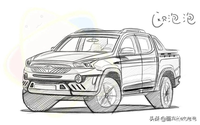替廠家操心 奇瑞皮卡/豐田Hilux假想圖曝光