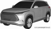 比亚迪X-DREAM概念车的量产版曝光，“中国结”尾灯细节高度保留