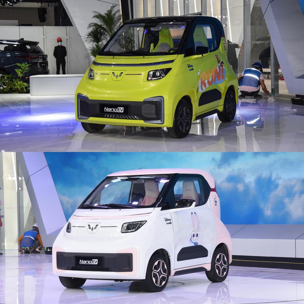全球限量5千台,售价近6万,五菱nanoev迪士尼限定款上市