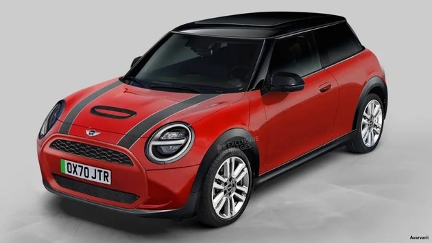 全新mini cooper se官方谍照曝光 宝马长城合资生产