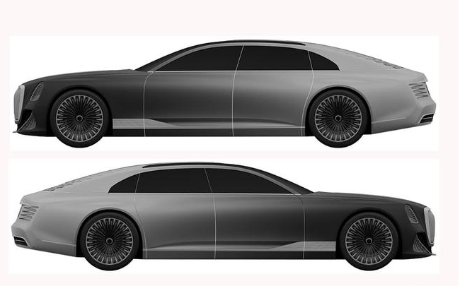 l-concept,红旗l-concept "东方魅影"?红旗l-concept概念车专利图公布,四门轿跑很奢华