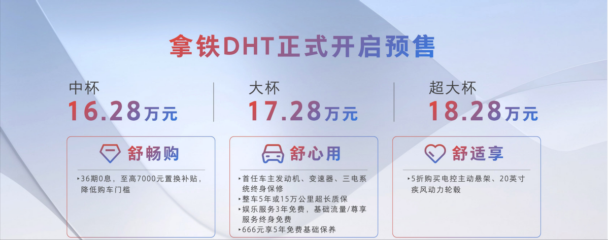 预售16.28万元起,魏牌拿铁DHT登陆广州车展