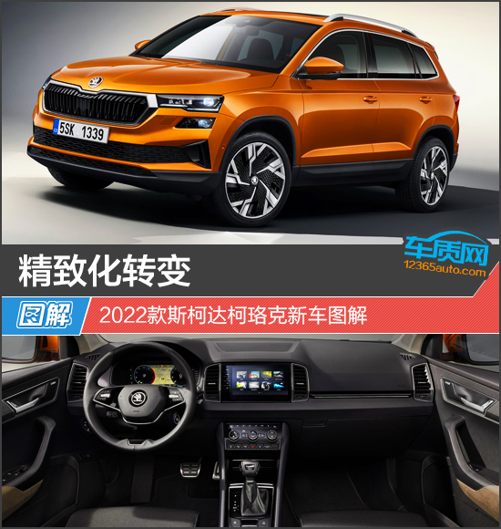 精致化转变 2022款斯柯达柯珞克新车图解