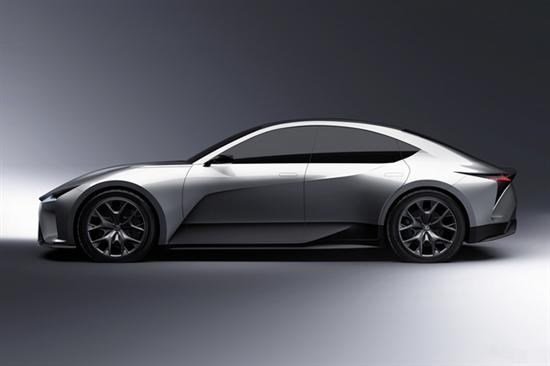 electrified sedan概念车是雷克萨斯未来纯电动轿车设计的方向,透过
