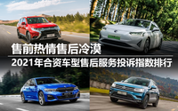 售前熱情售后冷漠 2021年合資車型售后服務(wù)投訴指數(shù)盤點(diǎn)