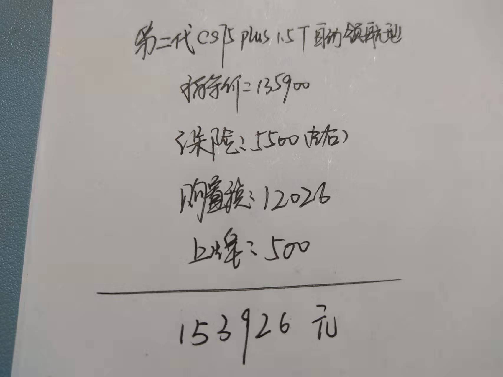 第二代长安CS75PLUS正式上市，6款车型详细落地价也算好了