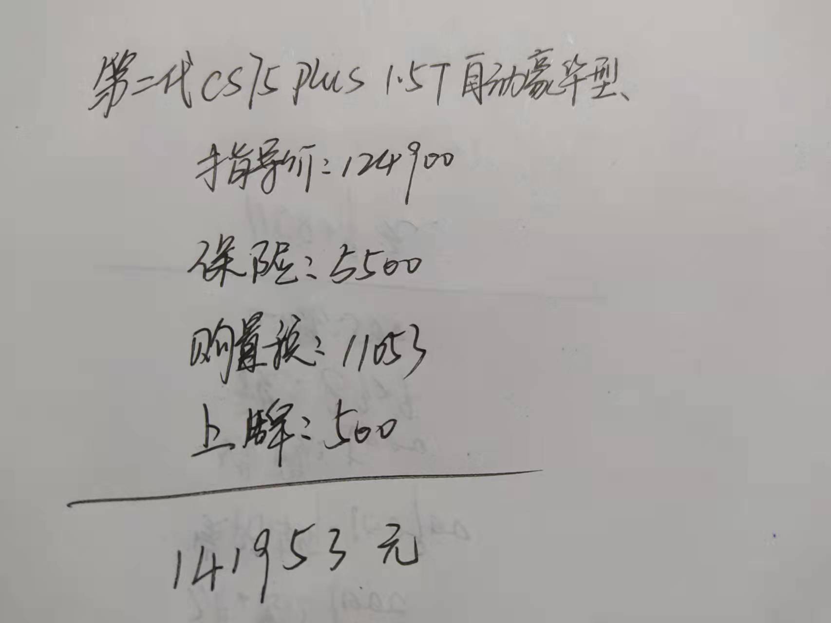 第二代长安CS75PLUS正式上市，6款车型详细落地价也算好了