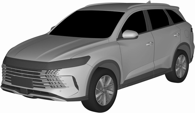 比亚迪护卫舰07路试谍照曝光 定位中型SUV 下半年上市