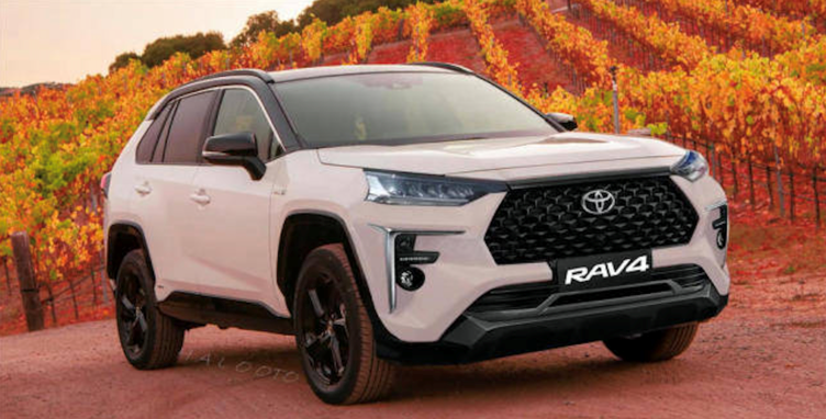 新款丰田rav4荣放外观渲染图曝光 预计明年上市