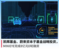 凱輝基金、蔚來資本子基金戰略投資，MINIEYE完成8億元D輪融資