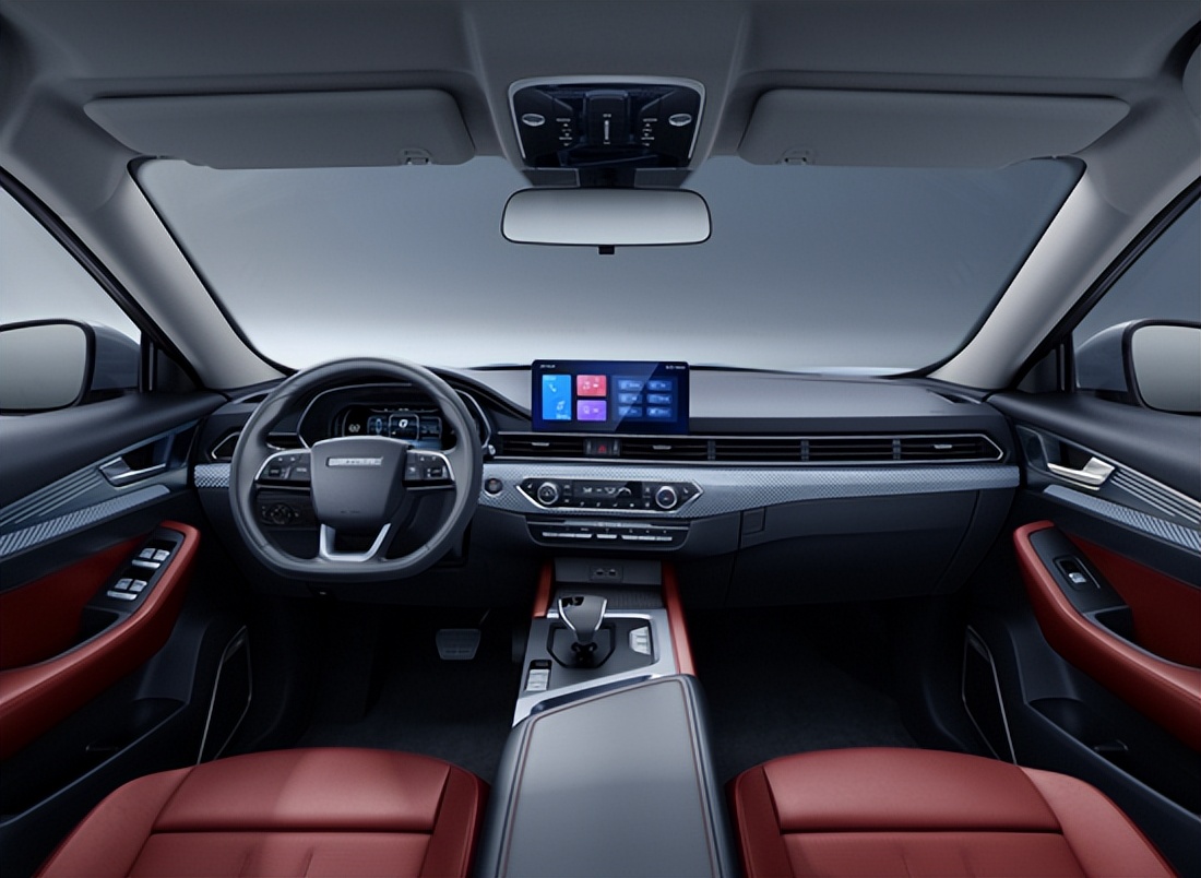车辆内饰造型简洁,贯穿的空调出风口配合平直的中控台,增加了层次感.