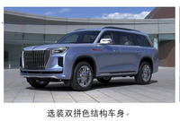 红旗LS7双色车身版申报图曝光 搭4.0T V8发动机