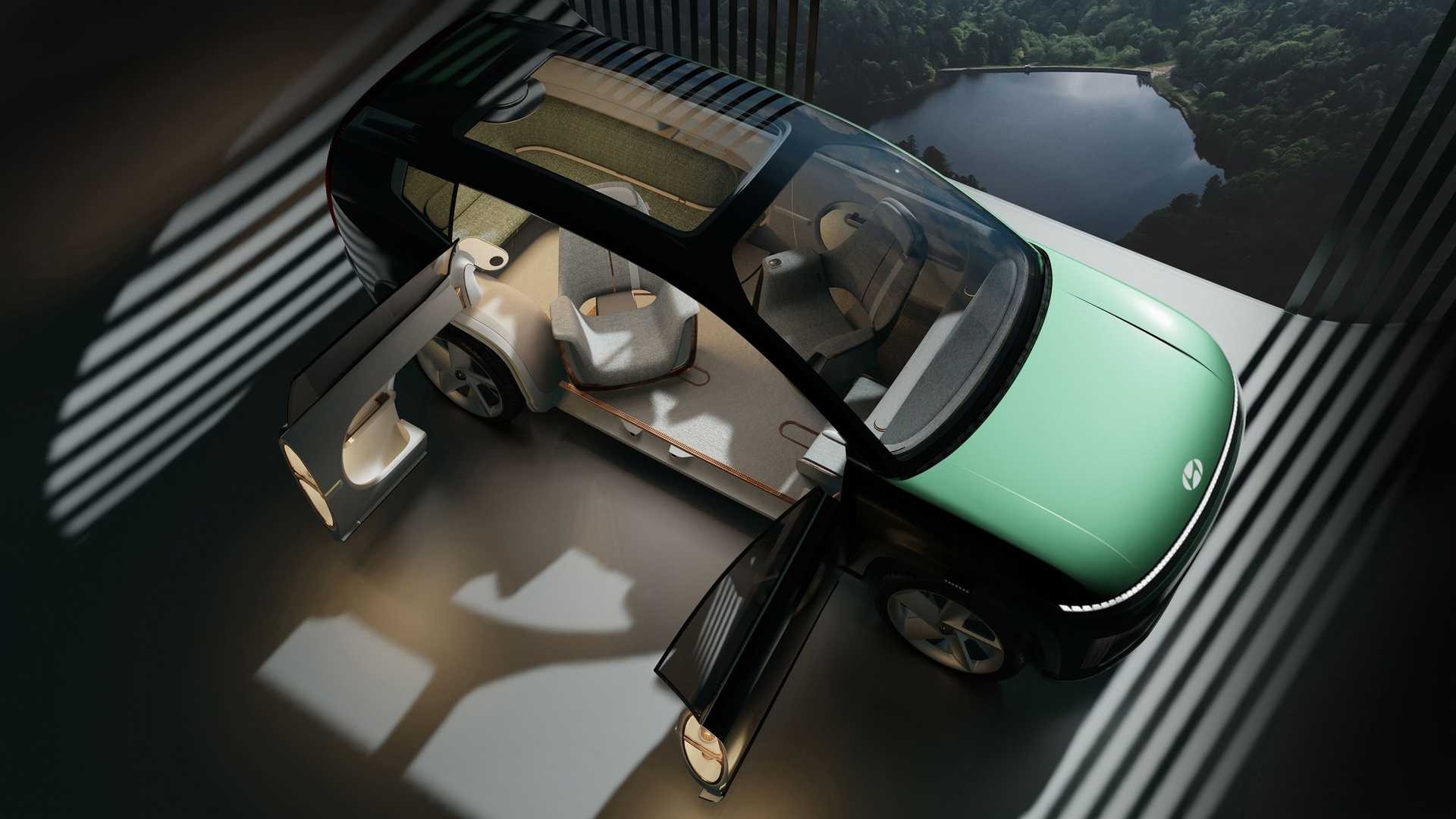 现代发布最新电动概念SUV：SEVEN 这内饰设计绝了