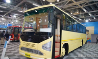 车展上的塔塔Luxury巴士 上装由果阿汽车公司设计制造