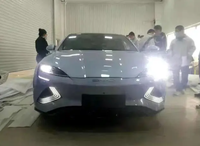 比亞迪海豹的實(shí)車(chē)圖片曝光，氛圍感和科技感拉滿