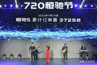 恒馳5:訂單數達37296輛