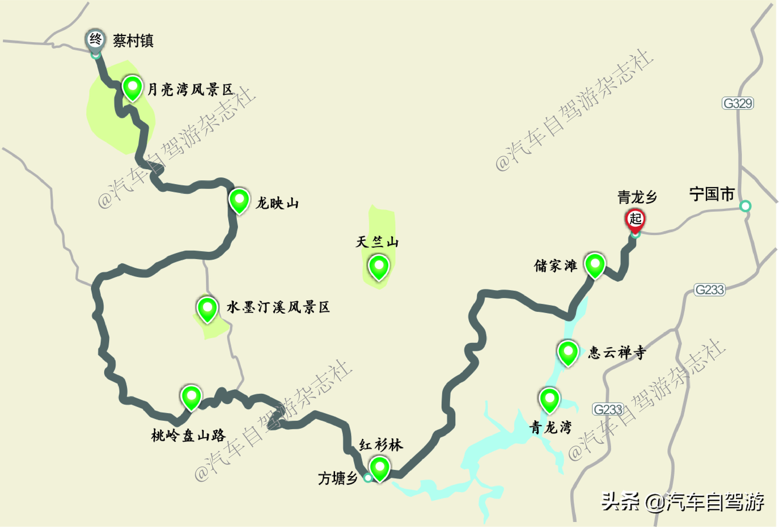 自驾游穿越120公里，挑战皖南川藏线（附：线路地图）