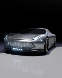 奔驰Vision AMG概念车全球首发，造型类似VISION EQXX