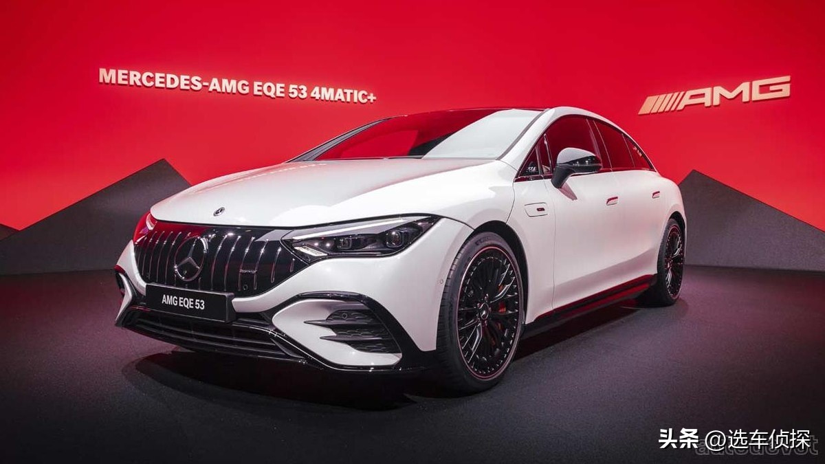 2023款奔驰eqe53 amg,amg的百万级高性能纯电动车什么样