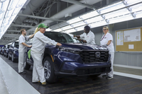 全新一代的本田CR-V海外下线，北美售价折合人民币约22.1万起