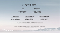 配太陽能穹頂,內飾實用性強,廣汽豐田bZ4X正式上市