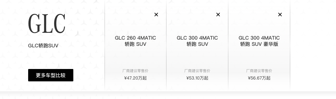 2023款奔驰GLC轿跑SUV正式上市！配置优化，售价47.2万元起