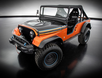 硬派純電動(dòng)越野車 Jeep CJ Surge概念車官圖發(fā)布