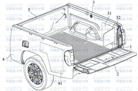 貨箱開始內(nèi)卷了！上汽大通皮卡貨箱專利曝光