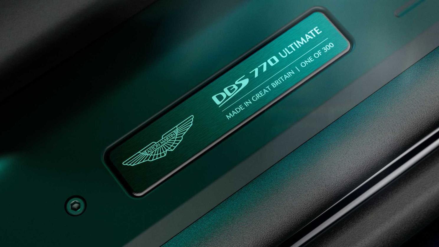 阿斯顿·马丁DBS 770 Ultimate官图发布 限量发售499台