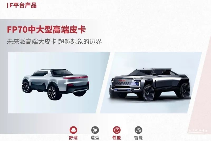 全新中大型皮卡今年推出 皮卡新势力中国重汽VGV品牌印象