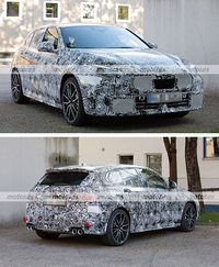 全新BMW 1系M135i諜照曝光 將于2023年發(fā)布