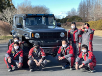 日本汽車學院，學生打造出五門鈴木吉姆尼，底盤延長400mm